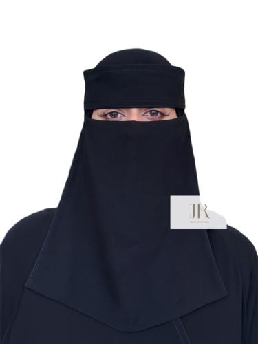 نقاب بقماش كوري طويل | مغاطين ، بدون مقوى