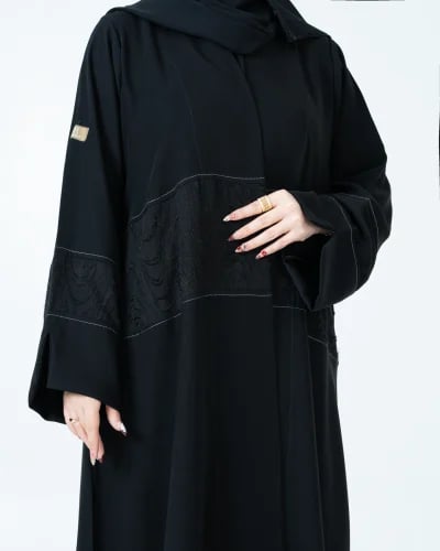 عباية نيفا بقماش كريب رموش بتخيلات شاكيرا