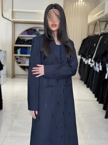 كولكشن العيد | عباية رنا بقماش كريب الاناقه مطرز ن...