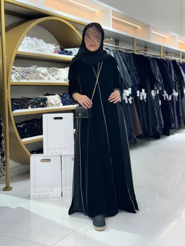 تشكيلة شتاء 2026 -عباية اسراء بلاك بيري ومخمل مع ت...