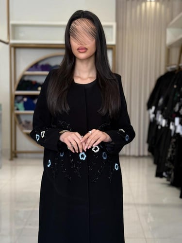 بليزر | عباية رونا بقماش كريب الابداع بشك وتطريز د...