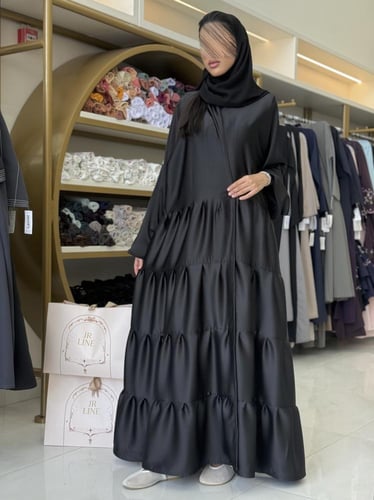 عباية جولي بقماش حرير R7 طبقات