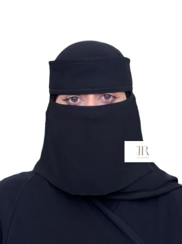 نقاب بقماش كوري قصير مغاطين عادي