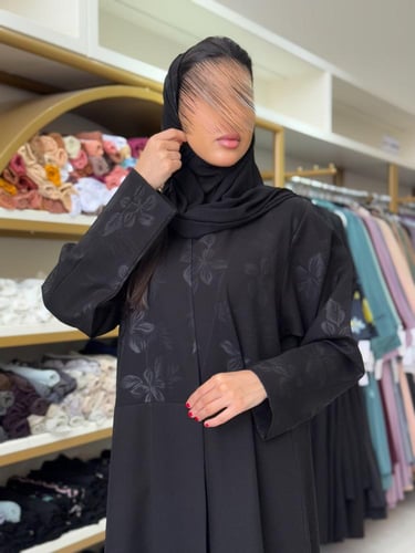 سديل بقماش كريب الاناقة مع كريب مطبع