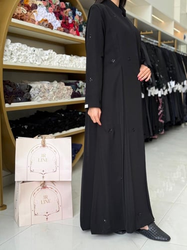 عباية سوار بليزر رسمي مزين بشك بقماش انترنت