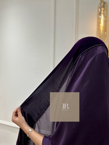 طرحة مخمل - موف