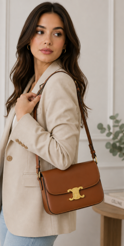 حقيبة سيلين تريومف بنية Celine Triomphe Brown
