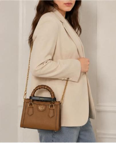 حقيبة غوتشي Bamboo GG صغيرة – Gucci Bamboo GG Small Bag