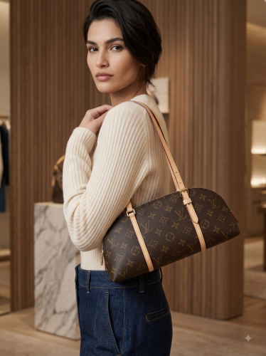 حقيبة لوي فيتون SQUIRE EAST-WEST - المقاس: 29 × 14 × 8 سم