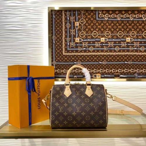 Louis Vuitton LV Speedy M46977 – شنطة سبيدي فاخرة بحجم 25 سم
