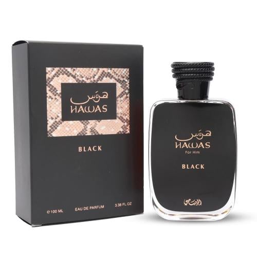 هوس بلاك الرصاصي 100 مل hawas black rasasi 100 ml