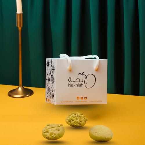 بسكويت نخلة مشكل مغلف بالحبة - نصف كيلو