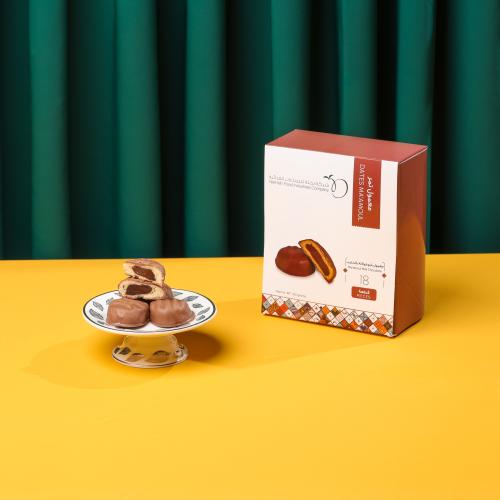 معمول تمر شوكولاتة بالحليب