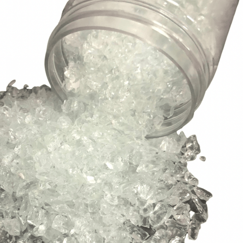 زجاج مكسر للريزن والاعمال الفنيه ( 250g)