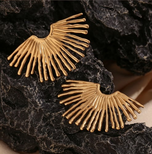 Stainless steel earring