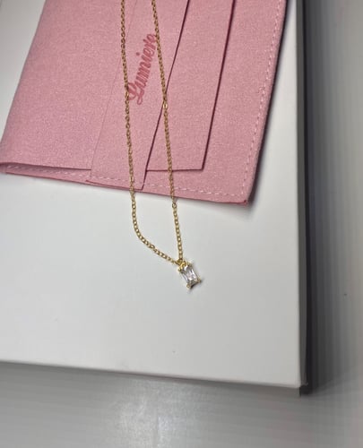 Sterling silver 925 zirconia necklace