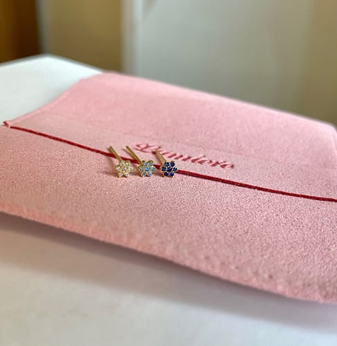 3pcs (set) sterling silver studs