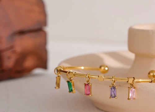 Stainless steel bangle