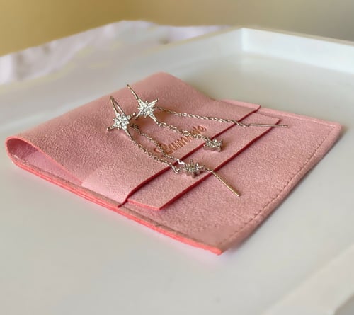 Stainless steel Thread drop earrings