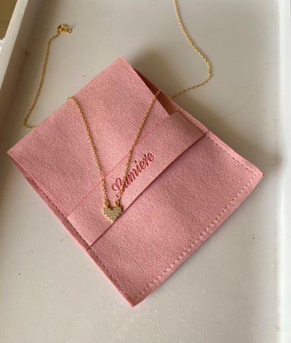 Silver 925 heart necklace