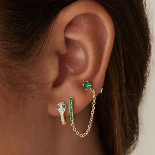 1pc sterling silver earrings