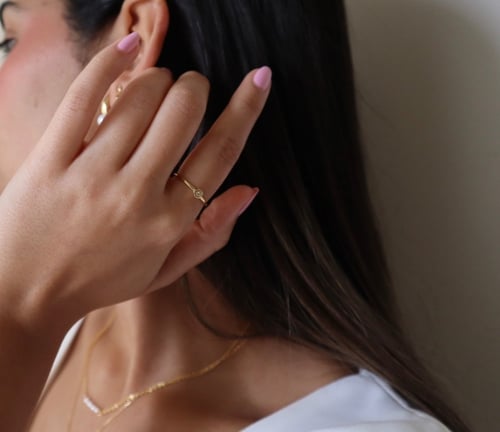 Resizable silver 925 ring