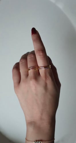 Sterling silver 925 resizable ring