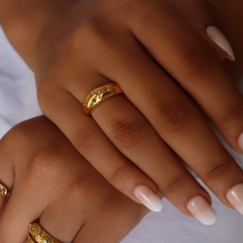 Stainless steel ring