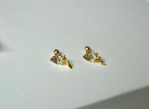 1pc sterling silver stud