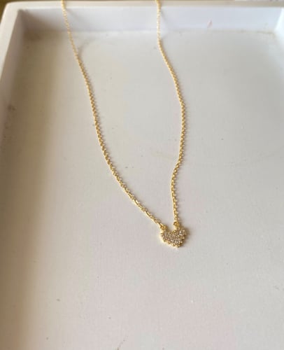 Silver 925 heart necklace