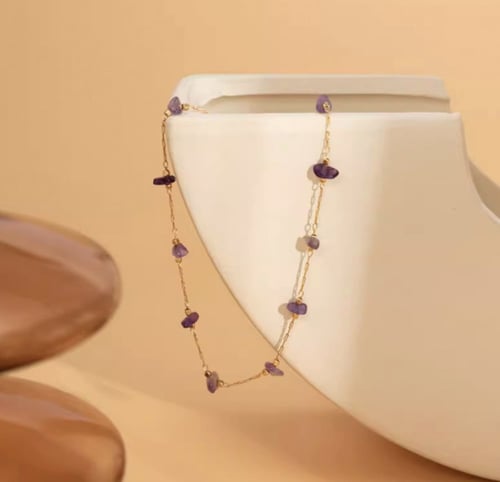 Stainless steel anklet