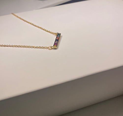 18k gold plated necklace