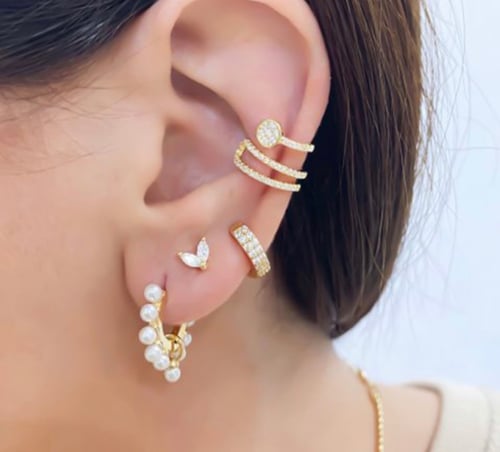 1pc sterling silver stud