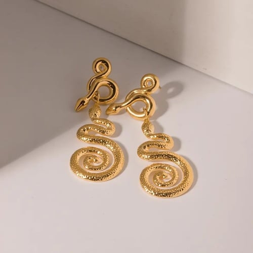 Snakey earrings