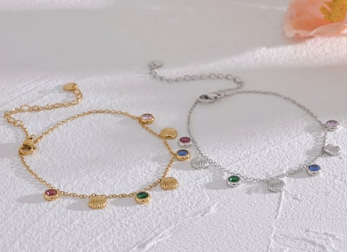 Stainless steel anklet