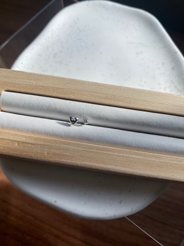 2pc (set) Sterling silver studs