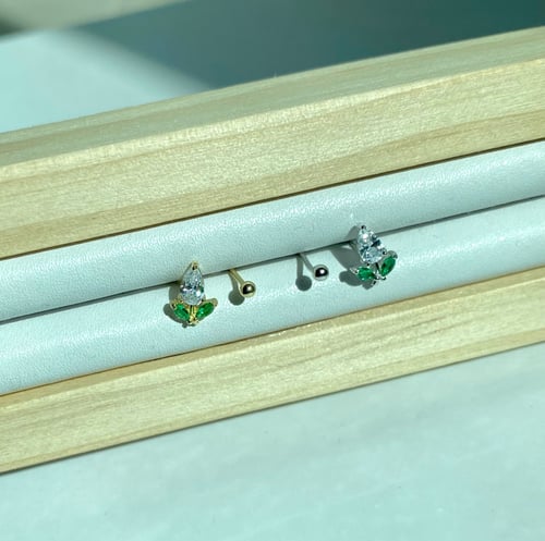 2pcs (set)sterling silver studs