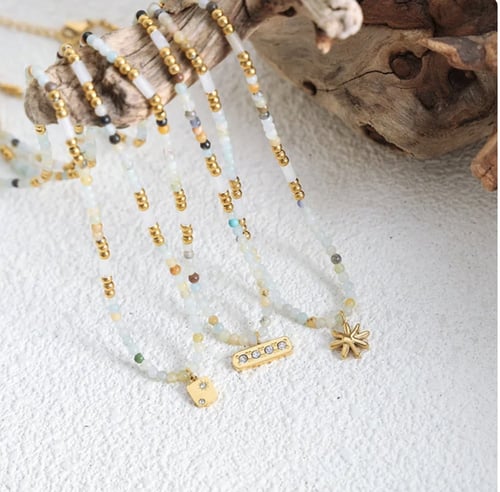 Handmade Natural stone stainless steel