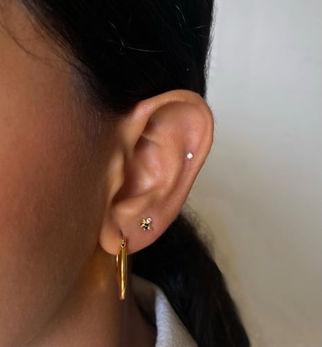 1pc Sterling silver stud