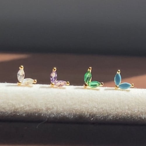 1pc sterling silver stud