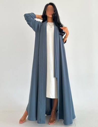 كريب ياباني عملي كلوش اكمام ضيقة