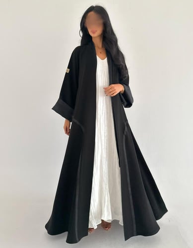 كريب سيراميك مع لنن رمادي كلوش