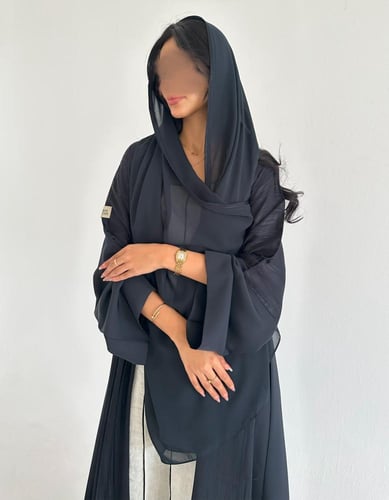 حرير مخطط مع كريب ناعم كلوش بكسرات