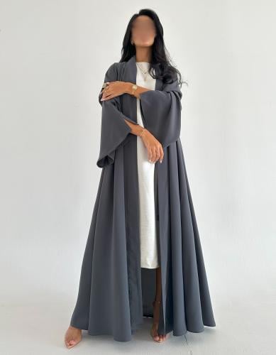 كريب ياباني عملي كلوش اكمام كلوش