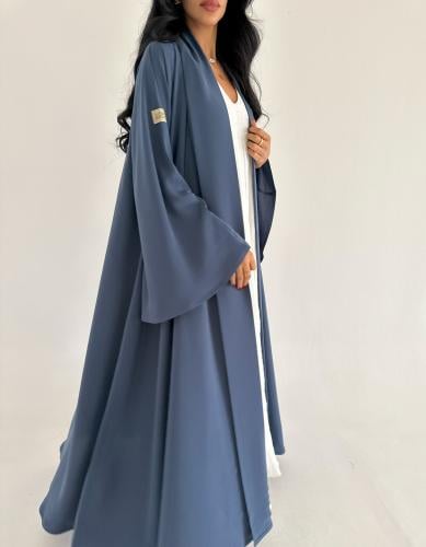 كريب خفيف ياباني كلوش مع اكمام كلوش صفطة من الامام