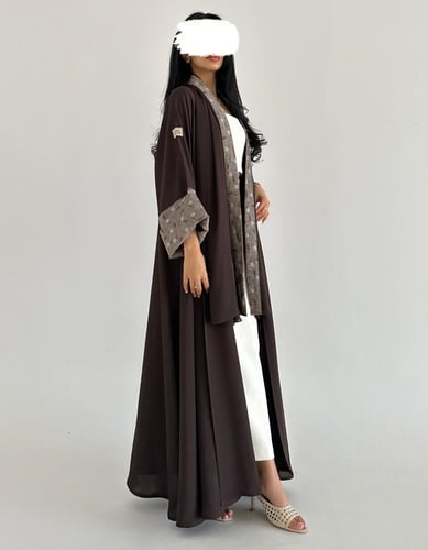 كريب خفيف كلوش مع لنن في الاكمام