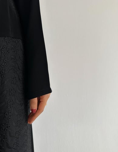 كريب ملكي مع لنن هندي كلوش