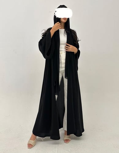 كريب كلوش واكمام لمعه كلوش