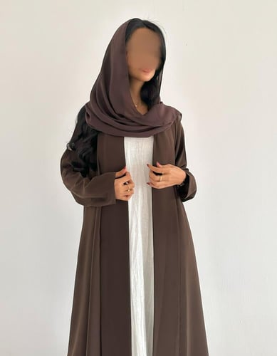 كريب صفطة من الامام كلوش اكمام ضيقة