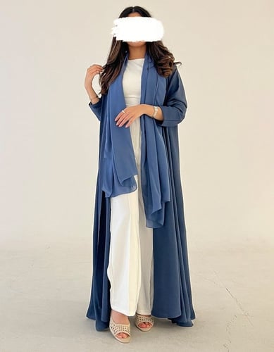 عباية كلوش كريب بارد